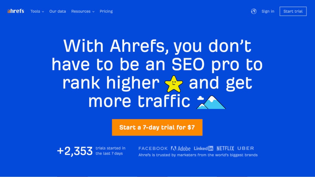 ahrefs subscription 