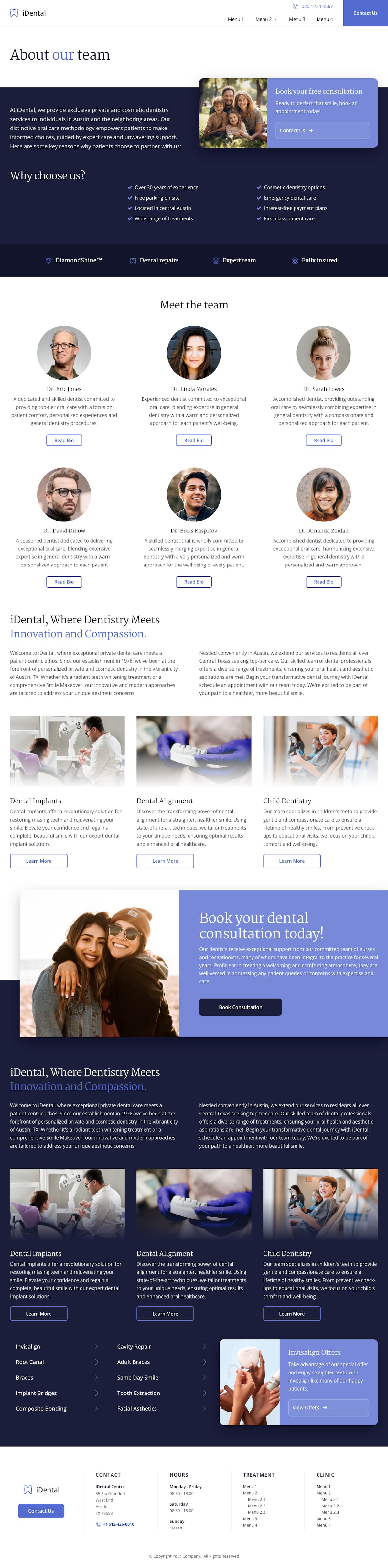 iDental About Us Page