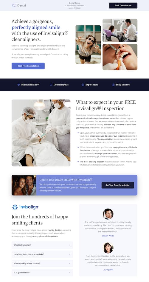 iDental Landing Page (Special Offer)