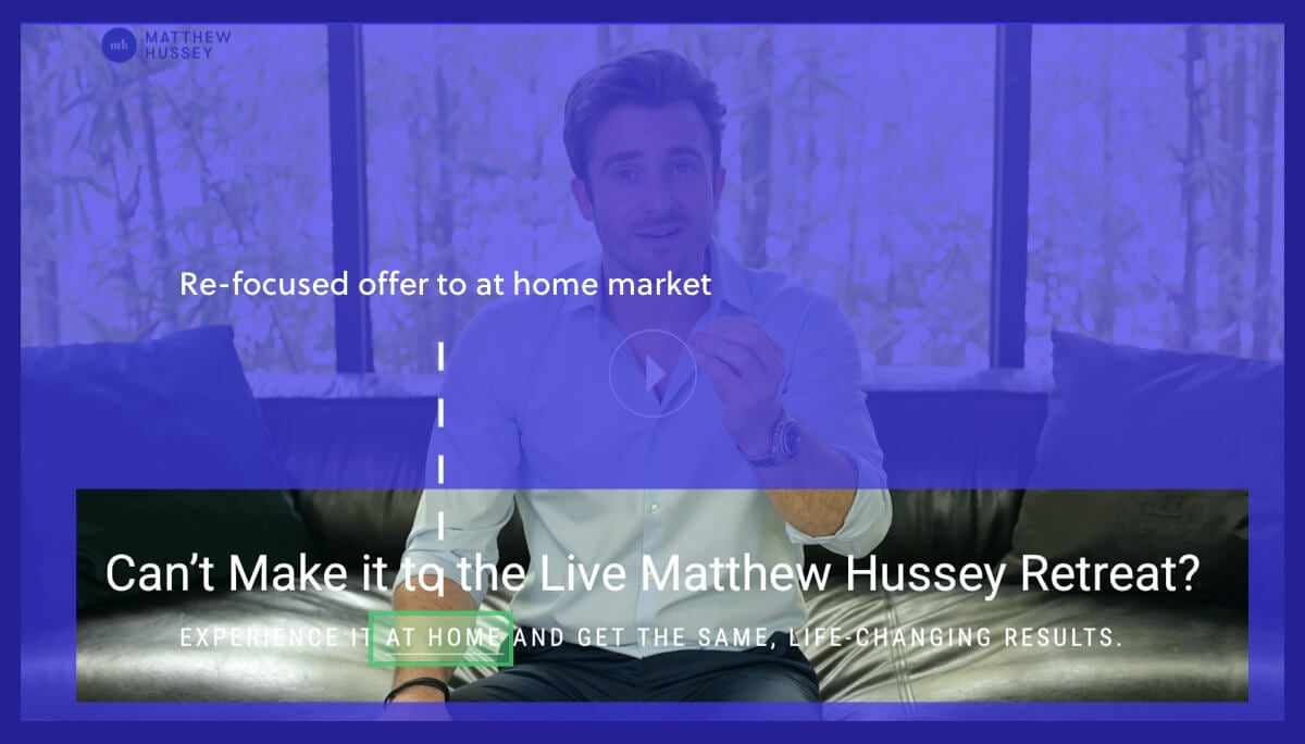 Matthew Hussey Retreat Offer