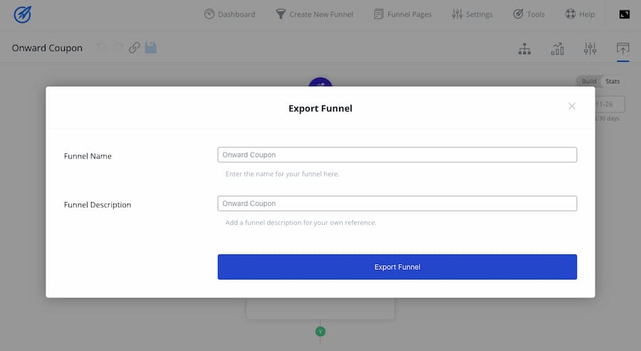 name funnel export