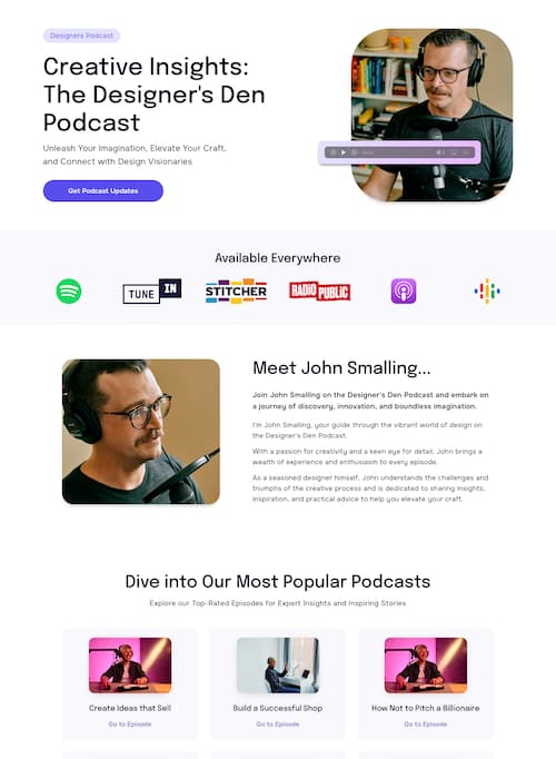 Podcast Leads Landing Page 12