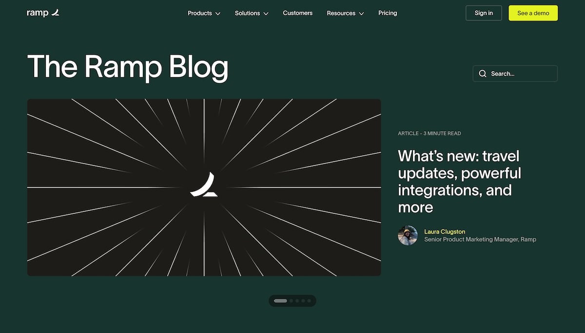 Ramp - Best Blog Design