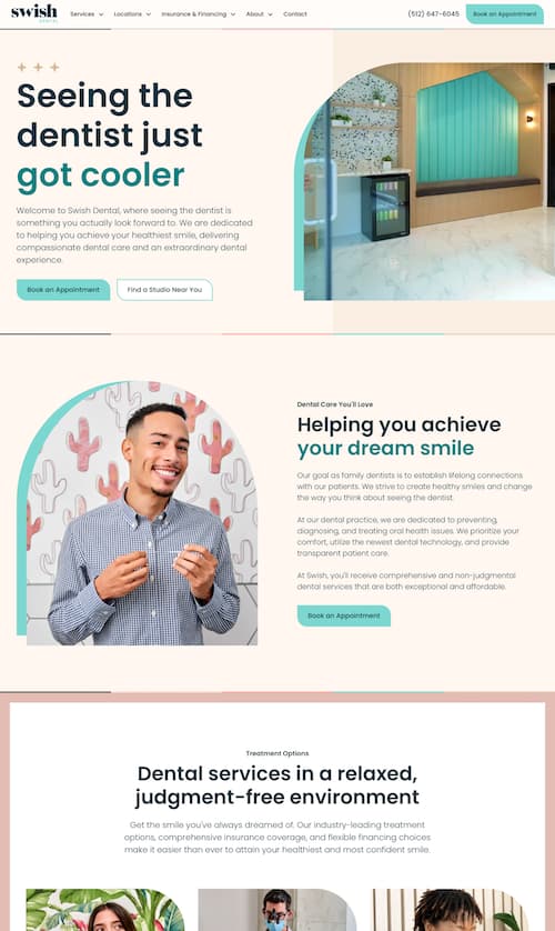 Swish Dental Website