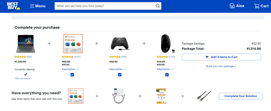 Best Buy - Cross Selling