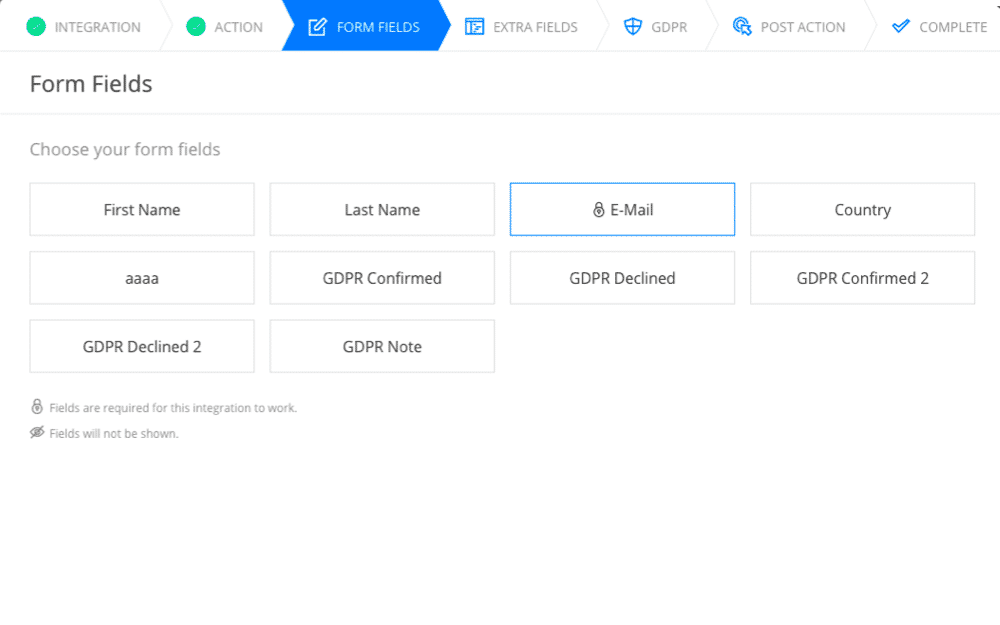 Birdsend Custom Fields