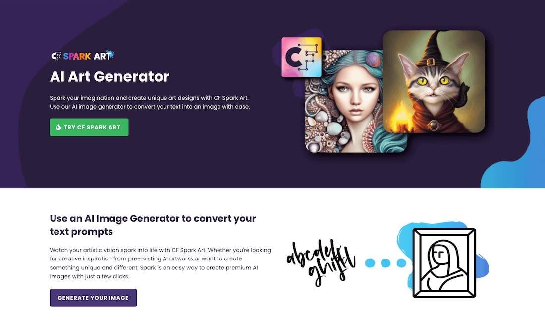 CF Spark Art Ai Image Generator