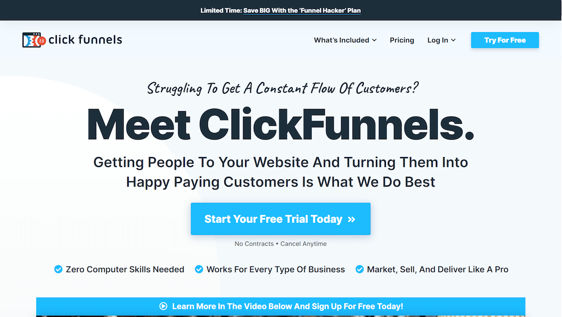 ClickFunnels - Leadpages vs ClickFunnels