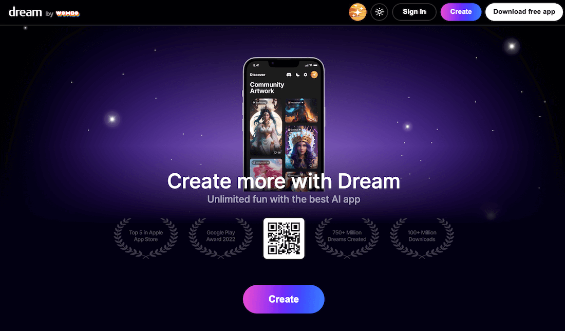 Dream By Wombo Ai Image Generator