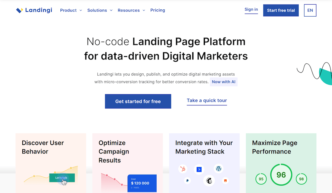 Landingi - Unbounce Alternatives