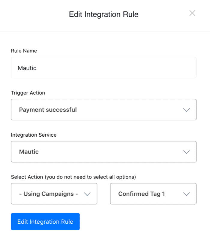 Mautic Checkout Rules