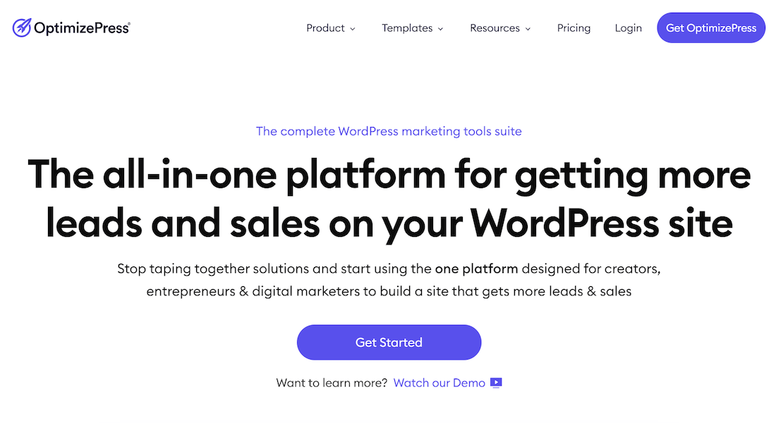 OptimizePress Landing Page