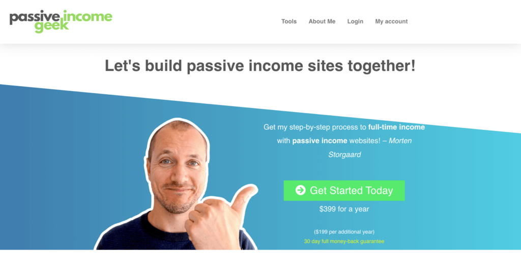 Passive Income Geek Call To Action - Increase Leads