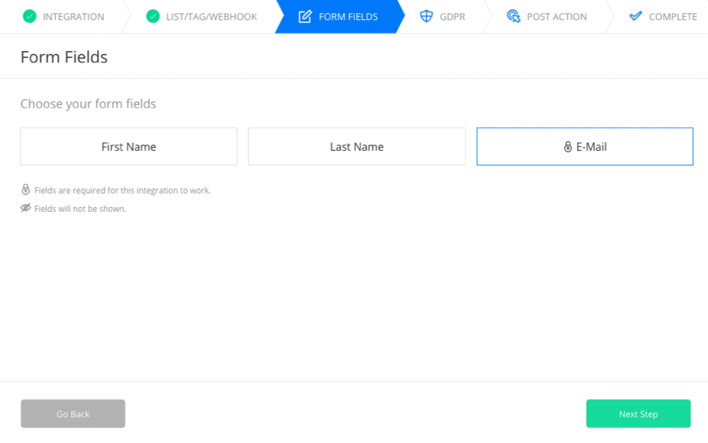 Sendlane Custom Fields