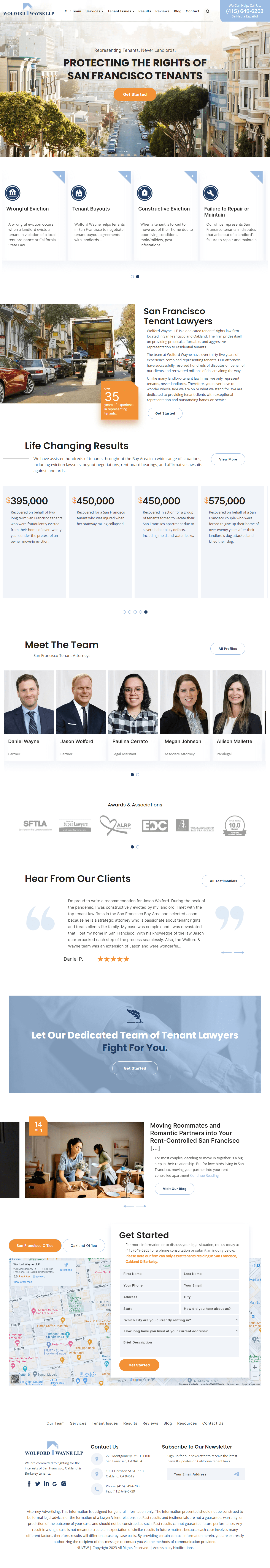 Wolford Wayne Lawyer Landing Page